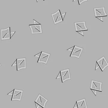 Seamless pattern ergonomic laptop stand cartoon vector Stock Illustration