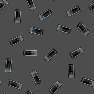 Seamless pattern espresso capsule coffee maker cartoon vector Stock Illustration