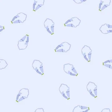 Seamless pattern ethereal veil bridal cartoon vector Stock Illustration