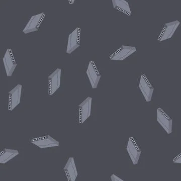 Seamless pattern ethernet network switch cartoon vector Illustrazione stock