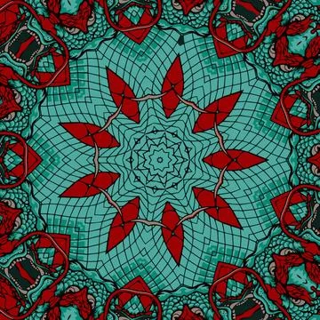 Seamless pattern ethnic boho art mandala asian vector Stock Illustration