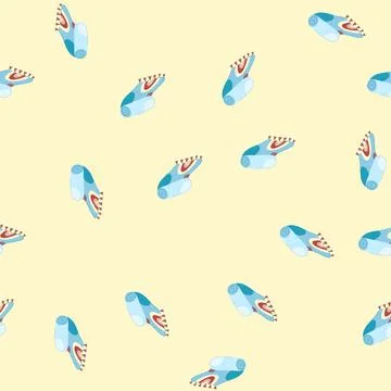 Seamless pattern ethnic boho rug cartoon vector Stock Illustration