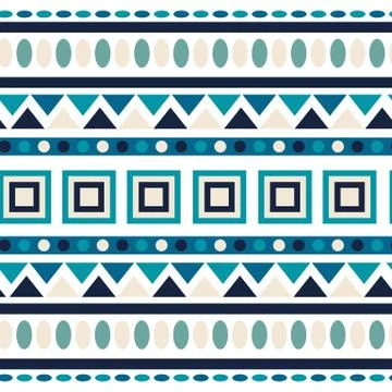 Seamless  pattern  of ethnic ornament イラスト素材
