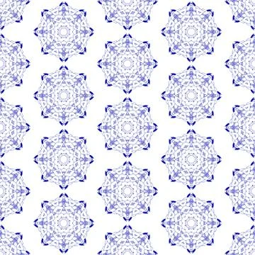 Seamless pattern in ethnic vintage boho style Illustrazione stock