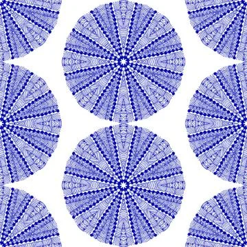 Seamless pattern in ethnic vintage boho style Illustrazione stock