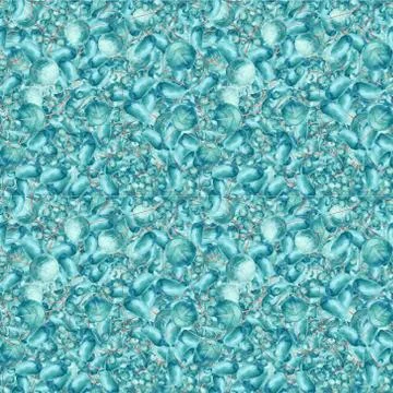 Seamless pattern with eucalyptus twigs and leaves. Watercolor Stock Illustration