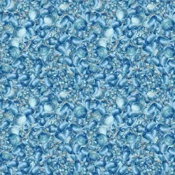 Seamless pattern with eucalyptus twigs and leaves. Watercolor Stock Illustration