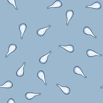 Seamless pattern evaporation water drops cartoon vector イラスト素材