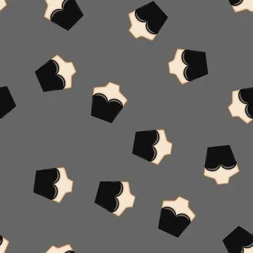 Seamless pattern evening neckline dress cartoon vector Stock Illustration