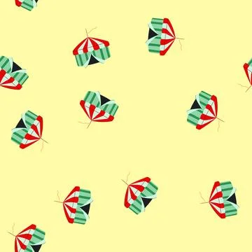 Seamless pattern event circus tent cartoon vector イラスト素材