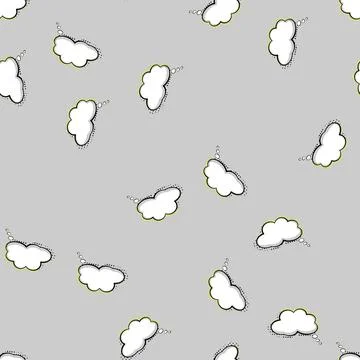 Seamless pattern exclamation comic speech bubble cartoon vector 스톡 일러스트