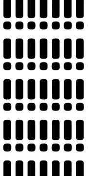 Seamless pattern of exclamation marks colored black white background. 스톡 일러스트