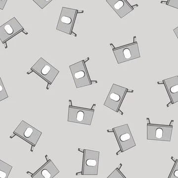 Seamless pattern executive laptop stand cartoon vector Stockillustratie