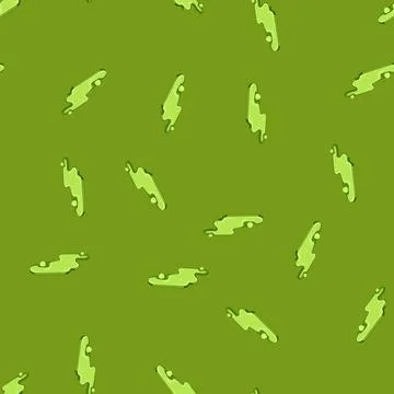 Seamless pattern exhaust toxic puddle cartoon vector イラスト素材