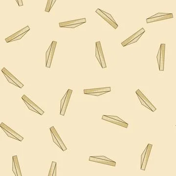Seamless pattern exhibition wood platform cartoon vector Stock Illustration
