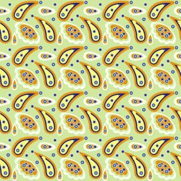 Seamless pattern exotic shapes with flowers and leaves plants Stock Illustration
