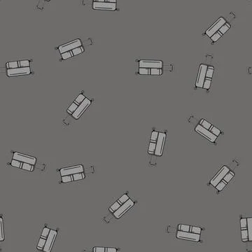 Seamless pattern expandable soft shell suitcase cartoon vector Stockillustratie