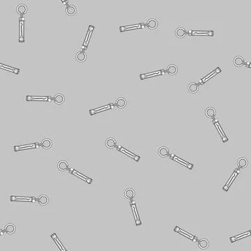 Seamless pattern Expansion anchor bolt with eye hook for construction イラスト素材