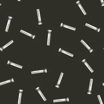 Seamless pattern Expansion bolt holding mechanism for construction applicatio 스톡 일러스트