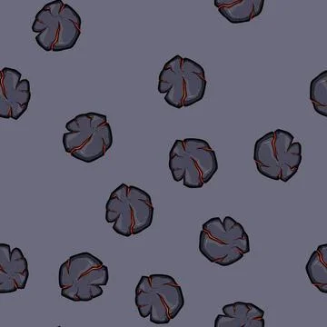 Seamless pattern explosion fire ball cartoon vector 스톡 일러스트