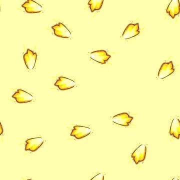 Seamless pattern explosion gun flash cartoon vector Stockillustratie