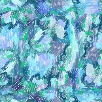 Seamless pattern, extraordinary beautiful abstraction. Art drawn with a colored Stock Illustration