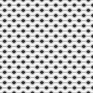 Seamless Pattern of Eye shape, Vector Seamless Geometry Pattern for Postcards Stockillustratie