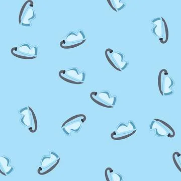 Seamless pattern eyewear safety glasses medical cartoon vector Stock Illustration