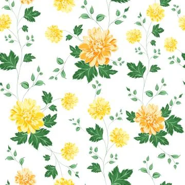 Seamless pattern on fabric Stock Illustration