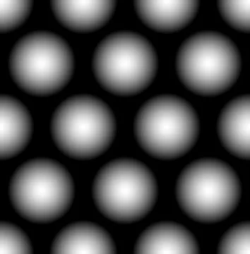 Seamless pattern with faded circles - Dotted, polkadot pattern, background Stock Illustration