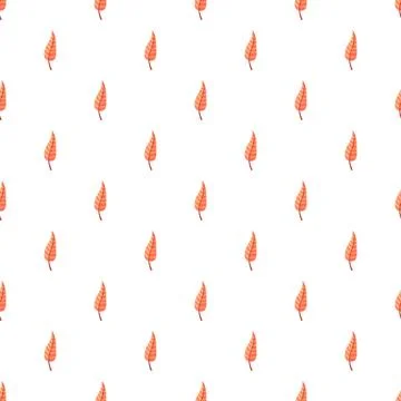 Seamless pattern with falling autumn leaves background イラスト素材