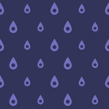 Seamless pattern of falling purple droplets on a dark background. It resemb.. Stock Illustration