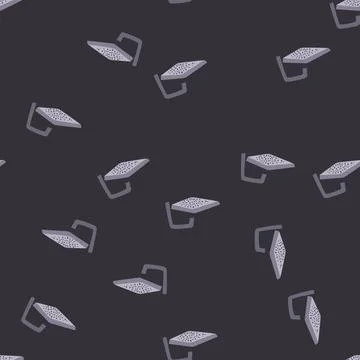 Seamless pattern falling shower head cartoon vector 스톡 일러스트