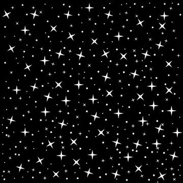 Seamless pattern with falling snow. Cartoon style. Stock Illustration