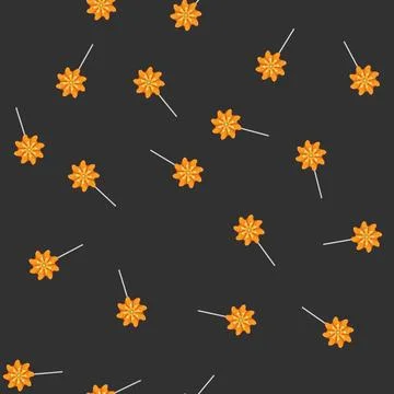 Seamless pattern fan pinwheel toy cartoon vector Stock Illustration