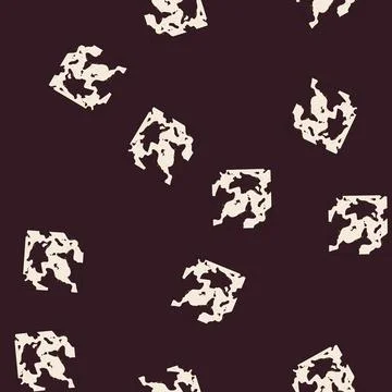 Seamless pattern farm cow skin cartoon vector Illustrazione stock