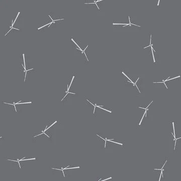 Seamless pattern farm wind turbine cartoon vector Stock Illustration