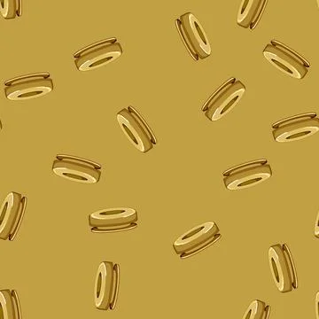 Seamless pattern fashion grommet ring cartoon vector 스톡 일러스트