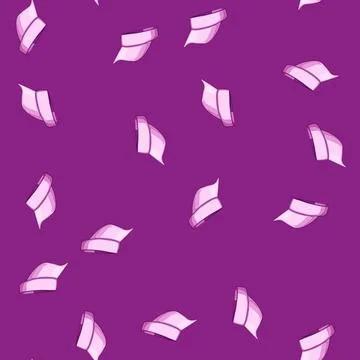 Seamless pattern fashion visor cap cartoon vector Stockillustratie