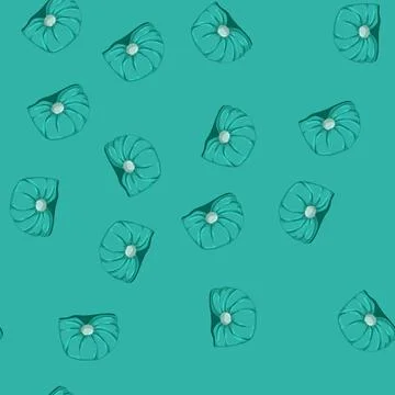Seamless pattern fashion winter hat woman cartoon vector Stock Illustration