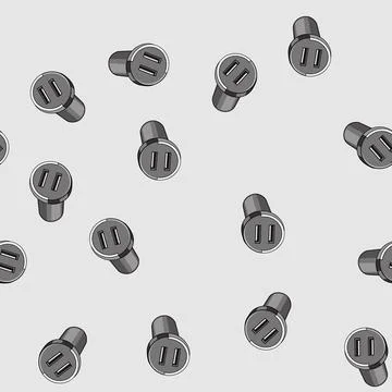 Seamless pattern fast car charger wireless cartoon vector Stock Illustration