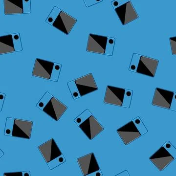 Seamless pattern fast power bank wireless cartoon vector Stock Illustration