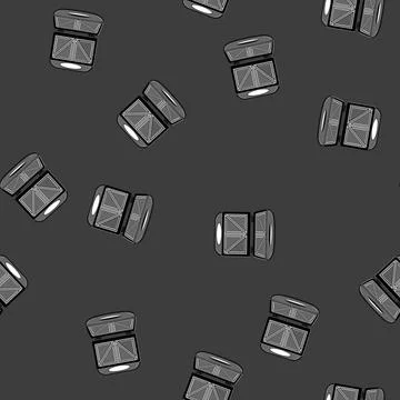 Seamless pattern fast sandwich maker cartoon vector Stock Illustration