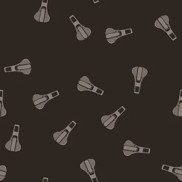 Seamless pattern fasteners zipper puller cartoon vector 库存插图
