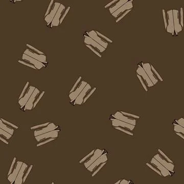 Seamless pattern faux leather jacket male cartoon vector イラスト素材