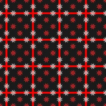 A seamless pattern featuring a beautiful, unique, and refined abstract theme Stock Illustration