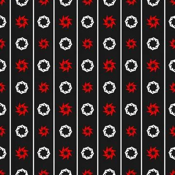 A seamless pattern featuring a beautiful, unique, and refined abstract theme Stock Illustration