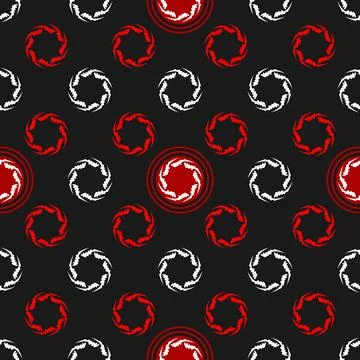 A seamless pattern featuring a beautiful, unique, and refined abstract theme Stock Illustration