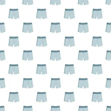 Seamless pattern featuring blue men's underpants design Stock Illustration