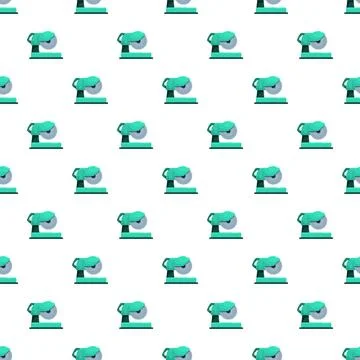 Seamless pattern featuring circular saw tools and equipment イラスト素材